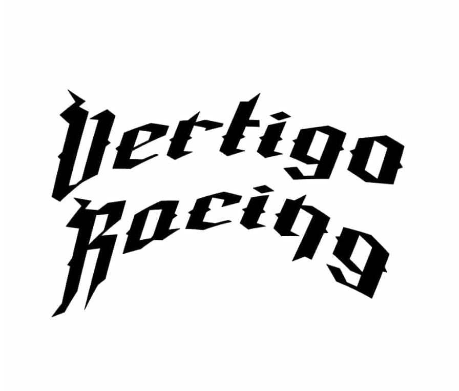 Vertigo Racing helmet sticker